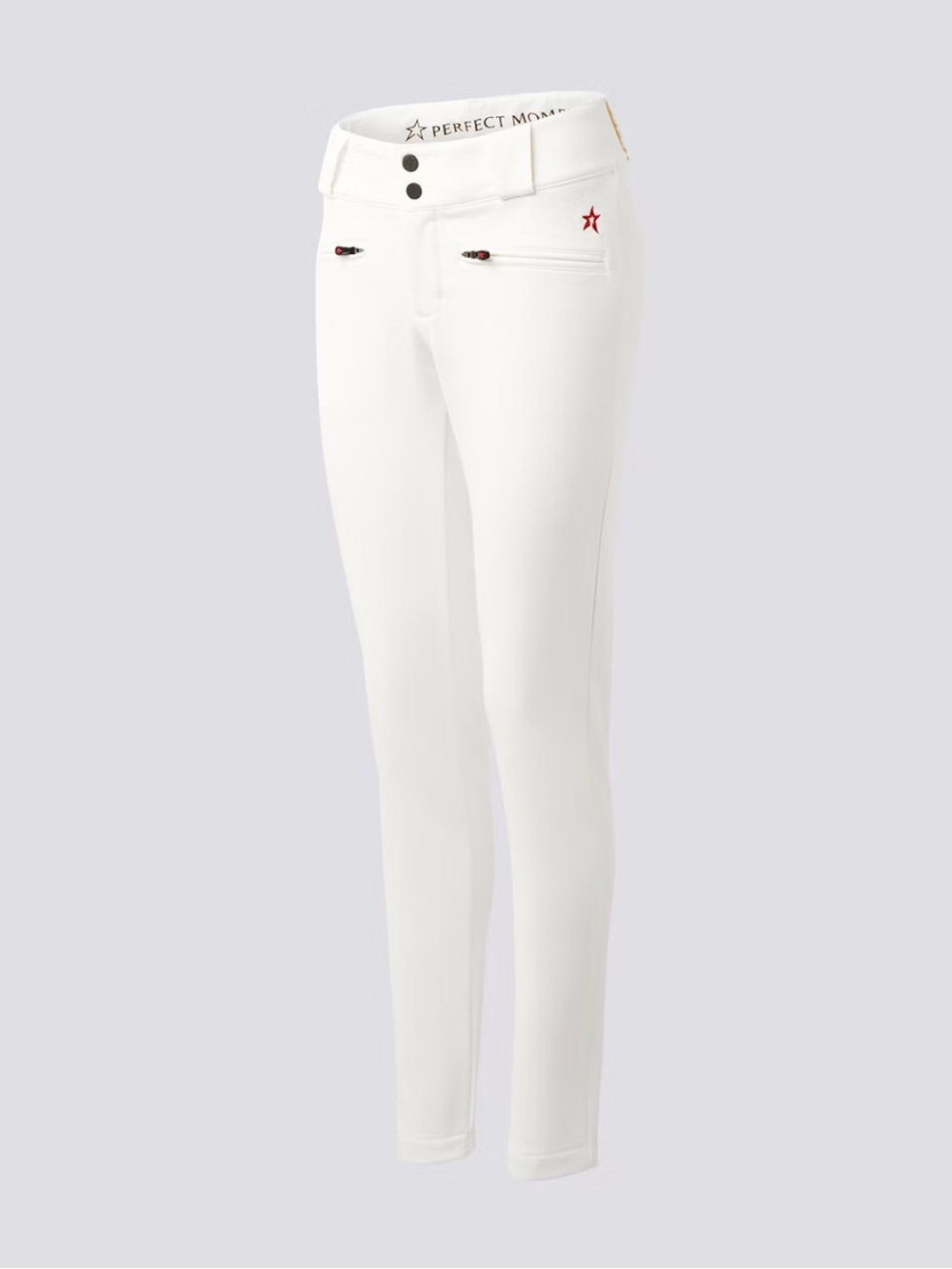 PERFECT MOMENT Aurora slim-leg ski pants White
